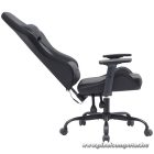 The G-Lab Gamer szék - KS ELECTRON EX (fekete; állítható magasság; áll. kartámasz, RGB LED)