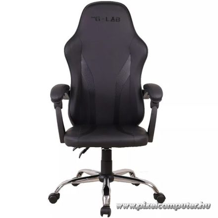 The G-Lab Gamer szék - KS NEON BLACK (fekete; állítható magasság; áll. kartámasz)