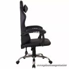 The G-Lab Gamer szék - KS NEON BLACK (fekete; állítható magasság; áll. kartámasz)