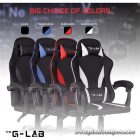 The G-Lab Gamer szék - KS NEON BLACK (fekete; állítható magasság; áll. kartámasz)