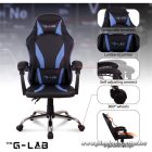 The G-Lab Gamer szék - KS NEON BLACK (fekete; állítható magasság; áll. kartámasz)