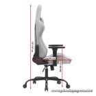 The G-Lab Gamer szék - KS PLATINIUM GREY (fekete; állítható magasság; áll. kartámasz)