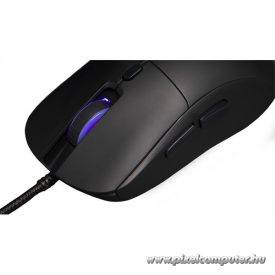   The G-Lab Gamer Egér - KULT-COBALT-B (12800 DPI, 1000Hz, 80g, 6 gomb, 1,8m kábel, RGB, fekete)