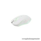 The G-Lab Vezeték nélküli Gamer Egér - KULT HELIUM WL W(3200 DPI, 6 gomb, makro,  RGB LED, fehér)