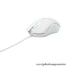The G-Lab Gamer Egér - KULT-HELIUM-W (3200 DPI, 6 gomb, makro, 1,8m kábel, RGB LED, fehér)