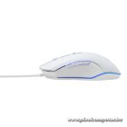 The G-Lab Gamer Egér - KULT-HELIUM-W (3200 DPI, 6 gomb, makro, 1,8m kábel, RGB LED, fehér)