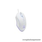 The G-Lab Gamer Egér - KULT-HELIUM-W (3200 DPI, 6 gomb, makro, 1,8m kábel, RGB LED, fehér)