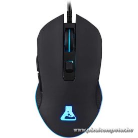   The G-Lab Gamer Egér - KULT HELIUM (3200 DPI, 6 gomb, makro, 1,8m kábel, RGB LED, fekete)