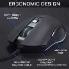 The G-Lab Gamer Egér - KULT HELIUM (3200 DPI, 6 gomb, makro, 1,8m kábel, RGB LED, fekete)