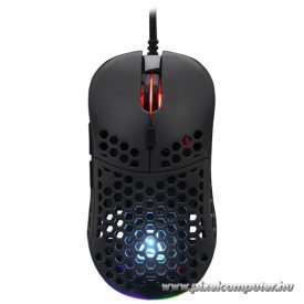   The G-Lab Gamer Egér - KULT-OXYGEN-B (12800 DPI, 60g, 6 gomb, RGB, fekete)