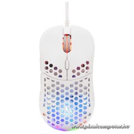   The G-Lab Gamer Egér - KULT-OXYGEN-W (12800 DPI, 60g, 6 gomb, RGB, fehér)