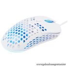 The G-Lab Gamer Egér - KULT-OXYGEN-W (12800 DPI, 60g, 6 gomb, RGB, fehér)