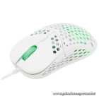 The G-Lab Gamer Egér - KULT-OXYGEN-W (12800 DPI, 60g, 6 gomb, RGB, fehér)