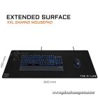 The G-Lab Egérpad - PAD BARIUM XXL (900x450x2mm, vízálló, fekete)