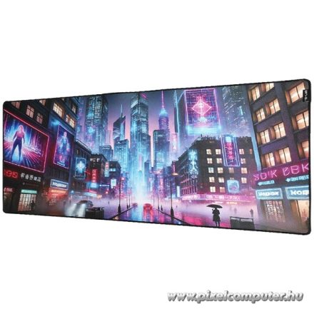 The G-Lab Egérpad - PAD CYBERCITY (900x400x4mm, vízálló, fekete)
