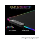 The G-Lab Egérpad - PA RUBIDIUM (800x300x3mm; fekete, extra USB, vízálló, RGB LED)