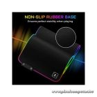 The G-Lab Egérpad - PA RUBIDIUM (800x300x3mm; fekete, extra USB, vízálló, RGB LED)