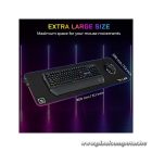 The G-Lab Egérpad - PA RUBIDIUM (800x300x3mm; fekete, extra USB, vízálló, RGB LED)