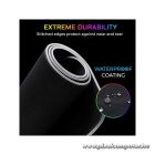 The G-Lab Egérpad - PA RUBIDIUM (800x300x3mm; fekete, extra USB, vízálló, RGB LED)