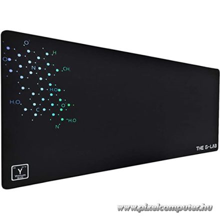 The G-Lab Egérpad - PAD YTTRIUM XXL (900x400x4mm, vízálló, fekete)