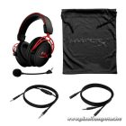 HyperX Fejhallgató - Cloud Alpha (Vezetékes, 3,5mm Jack, fekete/piros)