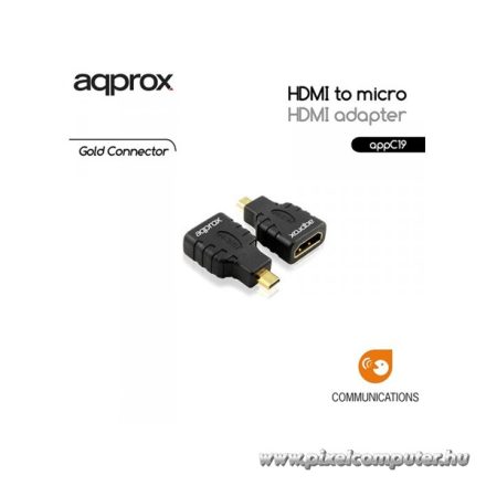 APPROX Átalakító -  HDMI to micro HDMI adapter