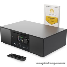   Majority All-in-One lejátszó - Quadriga Fekete (120W, BT, DAB+/FM, internet rádió, CD lejátszó, Spotify, Távírányító)