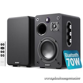   Majority Hangszóró 2.0 - D70X Fekete (70W, Bluetooth 5.3, USB, AUX, HDMI ARC, RCA, USB, Optikai, Távírányító)