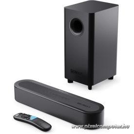   Majority Hangszóró Soundbar - Bowfell Axis 2.1 Atmos (200W, BT 5.0, HDMI ARC, AUX, USB, Optikai, Távírányító, Mélynyomó)