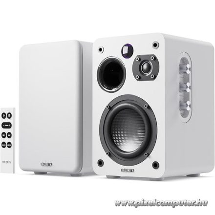 Majority Hangszóró 2.0 - D70X Fehér (70W, Bluetooth 5.3, USB, AUX, HDMI ARC, RCA, USB, Optikai, Távírányító)