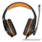 Spirit of Gamer Fejhallgató - PRO-H3 (MultiPlatform, mikrofon, 3.5mm jack, hangerőszabályzó, 2m kábel, narancssárga)