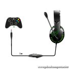 Spirit of Gamer Fejhallgató - PRO-H3 Xbox (Xbox One/Series X/S, mikrofon, 3.5mm jack, hangerőszabályzó, 1m kábel, zöld)
