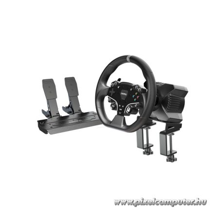 Moza Racing kormány - R3 PC/XBOX Szimulátor szett (Direct Drive, R3 bázis, ESX kormány, SR-P Lite pedál, bilincs)