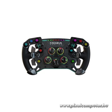 Moza Racing kiegészítő - GS V2P GT Kormánykerék (Dual Clutch, RGB, 300mm, alcantara)