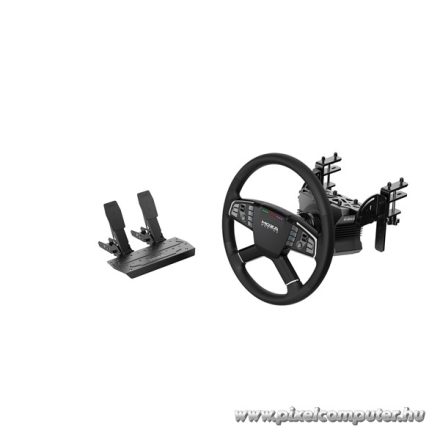 Moza Racing kormány - Trucking PC Szimulátor szett (Kamion/Traktor, DD, R5 bázis, TSW kormány, SR-P Lite pedál, bilincs)