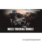 Moza Racing kormány - Trucking PC Szimulátor szett (Kamion/Traktor, DD, R5 bázis, TSW kormány, SR-P Lite pedál, bilincs)