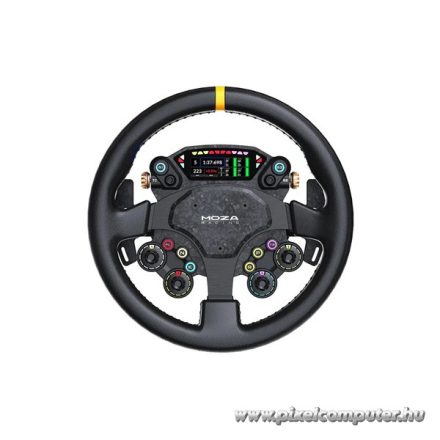 Moza Racing kiegészítő - CS PRO Kormánykerék (Dual Clutch, RGB, 2,99 inch kijelző, 325mm)