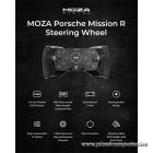 Moza Racing kiegészítő - Porsche MISSION R Kormánykerék (Dual-Clutch, RGB, 5,4 inch OLED kijelző, 320mm)