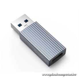 Orico átalakító - AH-AC10-GY (USB-A to USB-C, ezüst)