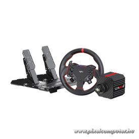   PXN csomag - VD4 PC Szimulátor szett (Direct Drive, VD4 bázis + WAS kormány + PD HM pedál + bilincs, fekete)