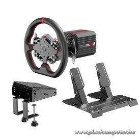   PXN csomag - VD6 WDS PC Szimulátor szett (Direct Drive, VD6 bázis + WDS kormány + PD HM pedál + bilincs, fekete)