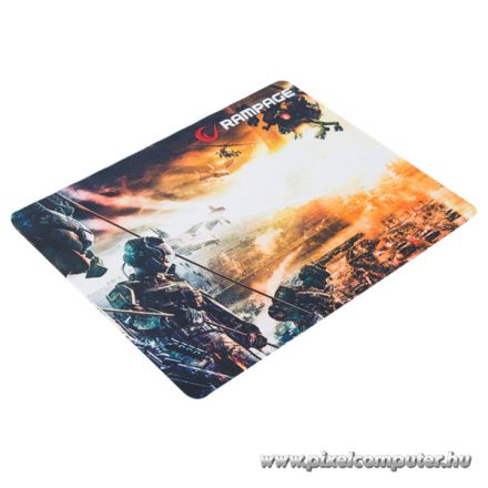 Rampage Egérpad - 300350 (350x250x2mm; fekete)