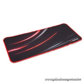   Rampage Egérpad - 300272 (300x700x3mm; fekete-vörös, vörös szegés)