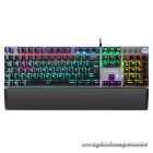 Rampage Billentyűzet - KB-R28 BLADE PLUS (Vezetékes, Mechanikus, Blue switch, magyar LED, N-key, USB)