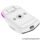 Rampage Vezeték Nélküli Egér - PROTE M5 PRO (Pixart PAW3395, Huano 80M, 2600DPI, 500mAh, 6 gomb, RGB, Type-C, fehér)