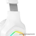 Rampage Fejhallgató - RM-K90 VECTOR (mikrofon, USB, 3,5 Jack, hangerőszabályzó, nagy-párnás, fehér)