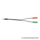 Rampage Fejhallgató - RM-K90 VECTOR (mikrofon, USB, 3,5 Jack, hangerőszabályzó, nagy-párnás, fehér)