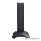 Rampage Fejhallgató állvány - RM-H66 GUARD (fekete, műanyag, USB HUB, Egérkábel tartó, RGB)
