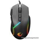 Rampage Egér Gamer - SMX-G39 COMFORT (7200DPI, 8 gomb, makro, RGB LED, harisnyázott kábel, fekete)