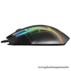Rampage Egér Gamer - SMX-G39 COMFORT (7200DPI, 8 gomb, makro, RGB LED, harisnyázott kábel, fekete)